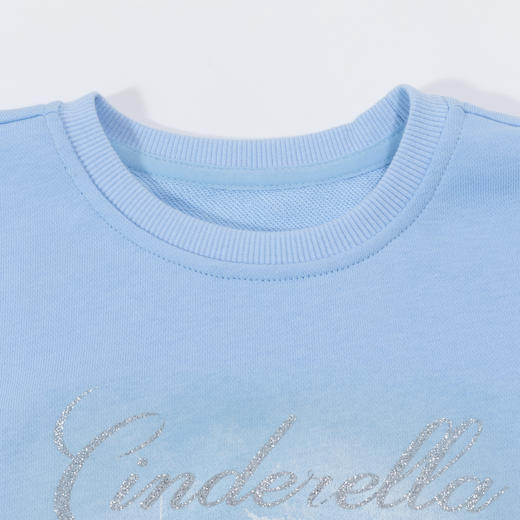 【商场同款】迪士尼童装女童甜美网纱拼接套头卫衣 商品图4