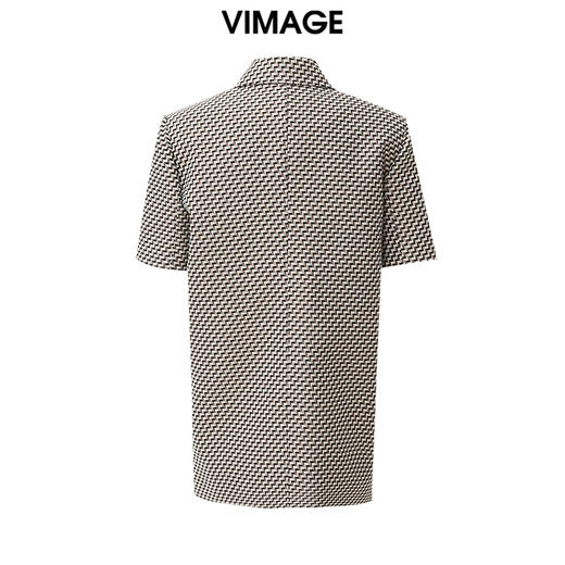 VIMAGE纬漫纪春季新款印花修身时尚外套V2103721 商品图6