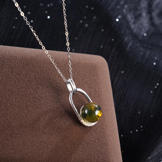 子佩集S925银【晨初】套链项链【DSD8186】蓝珀2401 商品图2