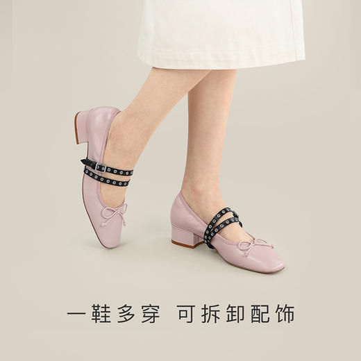 7or9-配饰 黑色气眼长版饰带 商品图3