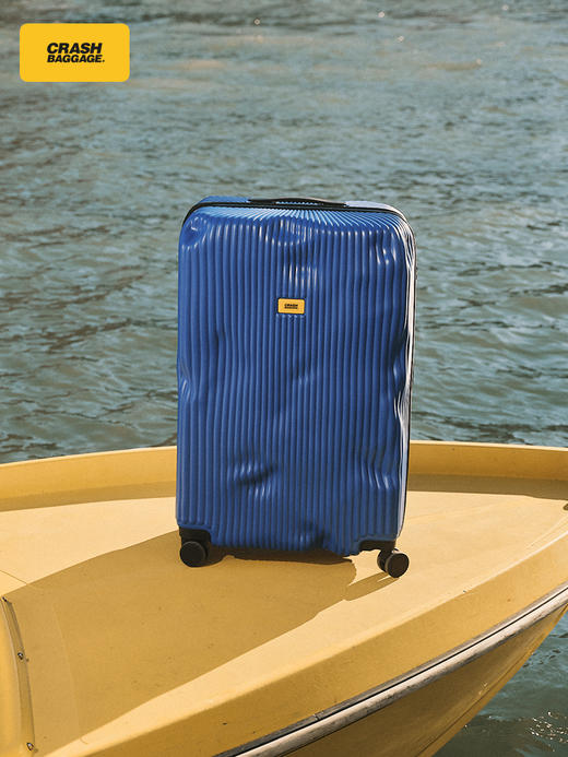 Crash Baggage STRIPE系列 意大利小众设计20寸24寸28寸条纹破损行李箱拉杆箱留学登机箱 商品图3