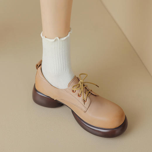 春季新款，头层羊皮小皮鞋MDY-M002-11 商品图4