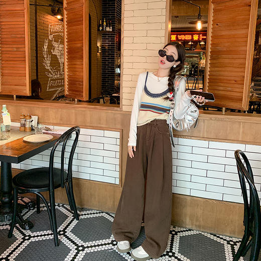 <曾小咸推荐>  【叠穿敲nice】毛织吊带背心 商品图3