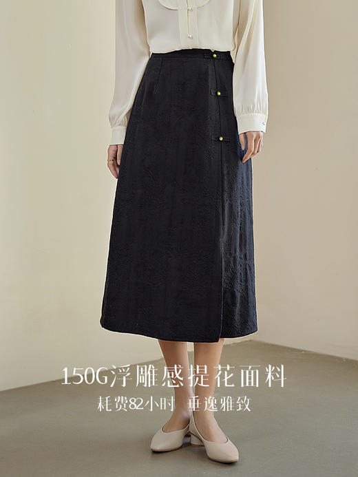 【年终特卖】熙世界仙气白色新中式衬衫2025秋新款文艺国风盘扣上衣醋酸小衫 商品图2