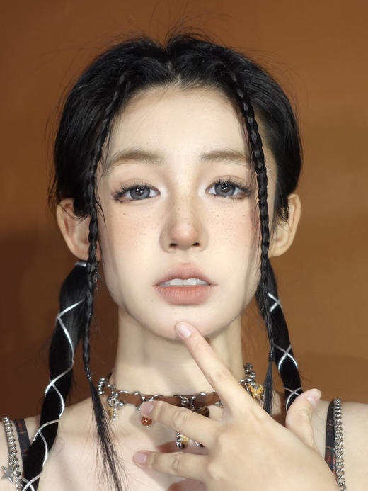 【大直径】EALLAGIRL-渐变黑灰/失眠日记-14.5mm【年抛 0-800度 无525/575】 商品图2