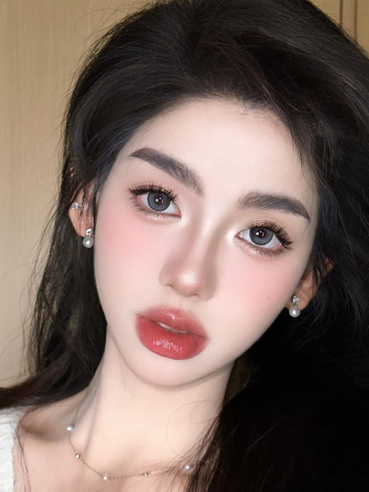 【大直径】EALLAGIRL-渐变黑灰/失眠日记-14.5mm【年抛 0-800度 无525/575】 商品图5