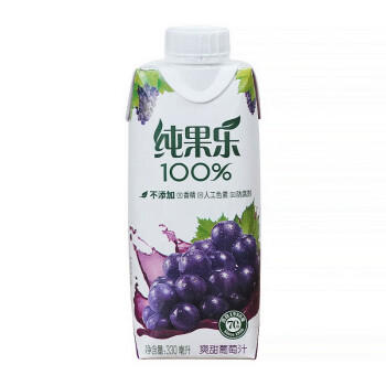 百事可乐纯果乐 100%果汁330ml*8礼盒款（橙4+葡萄2+苹果2）整箱装 商品图1