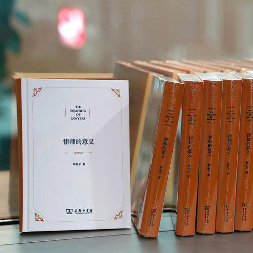 《律师的意义》 章敬平著  商务印书馆  一本针对青年律师学习的工具书 商品图5