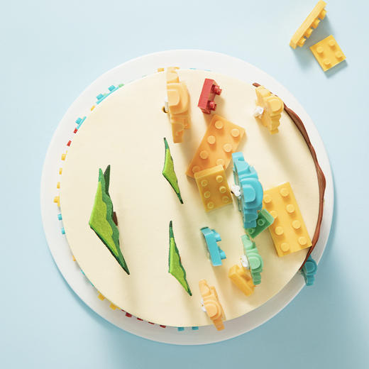 【小朋友天生就爱玩】积木勇者蛋糕，水润鲜果与顺滑芋泥的碰撞，奏响勇气的赞歌（2P189.9/3P249.9/4P299.9） 商品图1
