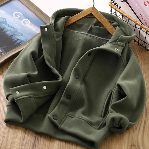 裁缝学苑TQ107男童加绒外套纸样儿童新款防风保暖风衣童装上衣版型图纸 商品图5