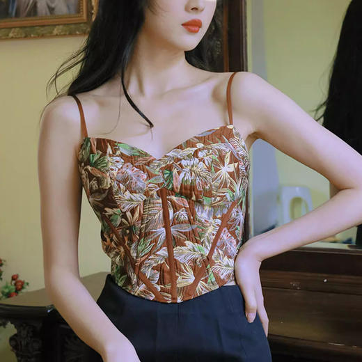 裁缝学苑AX162小香风吊带背心纸样内衣女装西装内搭打底宫廷鱼骨上衣样板 商品图5