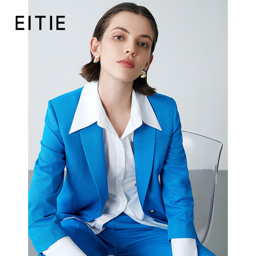 EITIE爱特爱春新款时尚干练通勤显瘦外套7703416 商品图0
