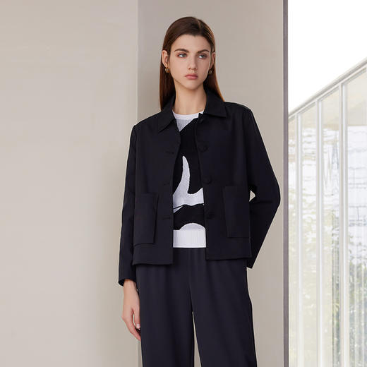 【短款西装外套】24年春夏新款女士短款小西装时尚通勤外套 商品图2
