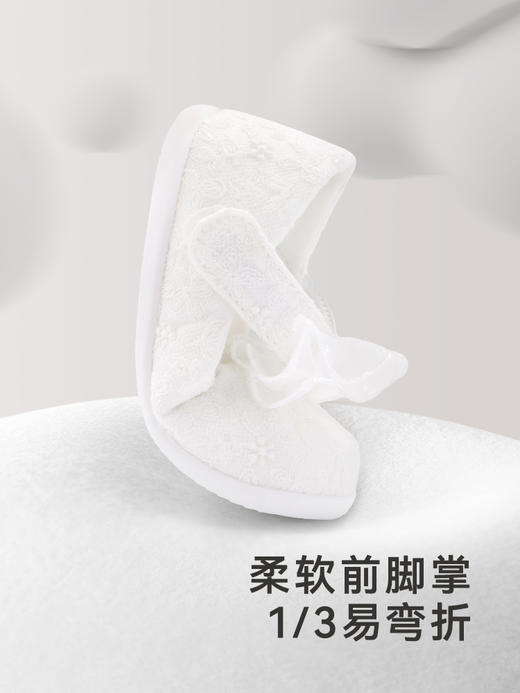英氏儿童鞋婴儿步前鞋女宝蕾丝休闲鞋袜鞋公主鞋YFXKJ2Q006A 商品图1