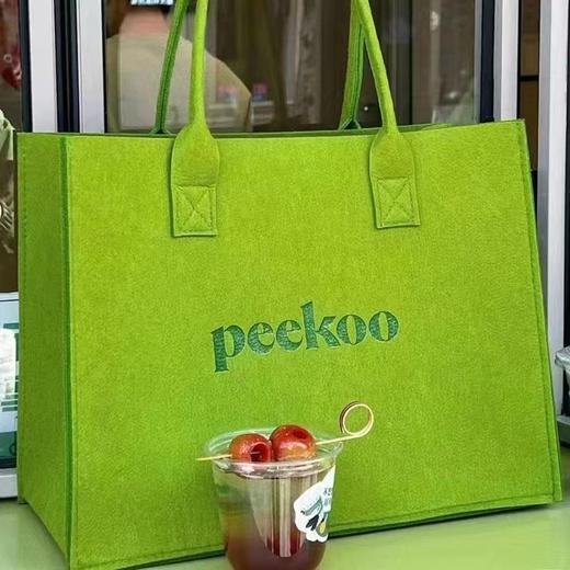 「9.9元包邮！网红字母毛毡包」毛毡托特包 大容量毛毡手提袋礼品袋购物袋箱包 商品图2