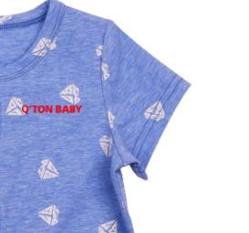 棉果果夏季男童帆船对开连体衣M212722219300 商品图1