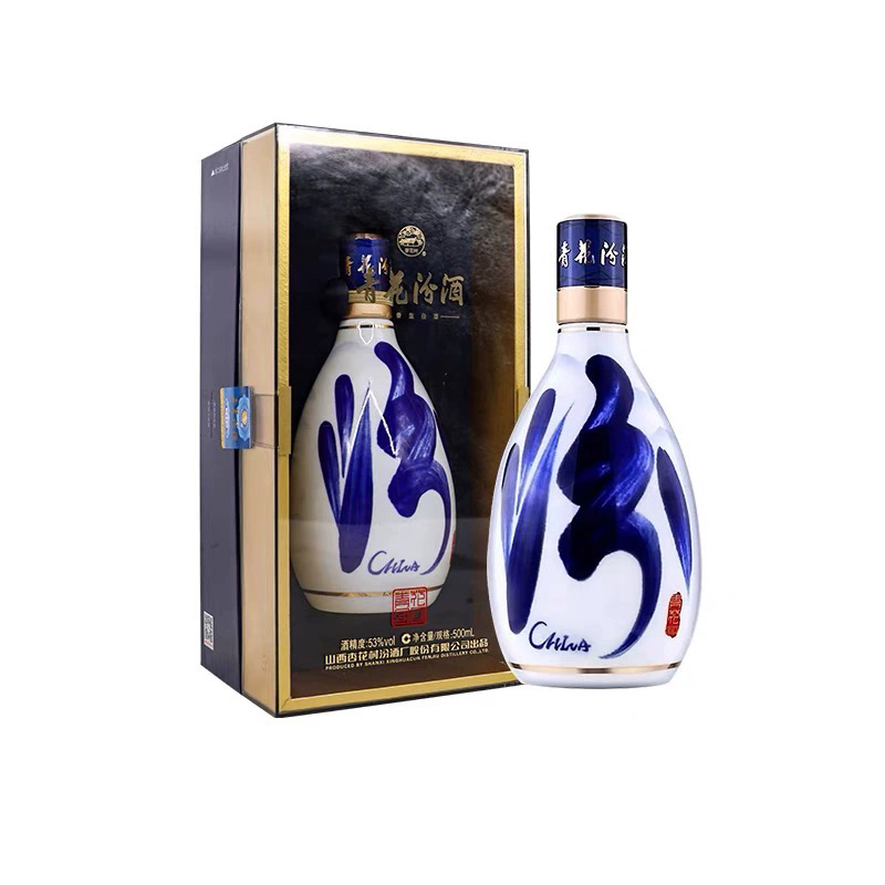 【整箱6瓶】青花汾酒30年复兴版清香型白酒500ML