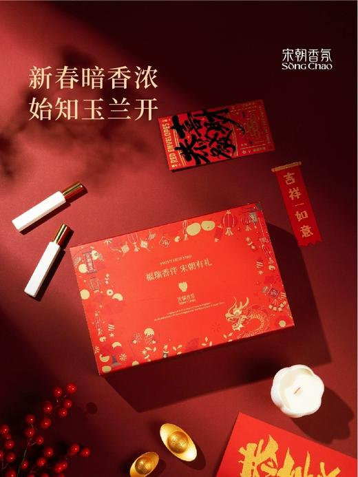 宋朝雅集系列玉兰礼盒（香薰蜡烛*1、硅藻土香挂*1，喷雾*2） 商品图3