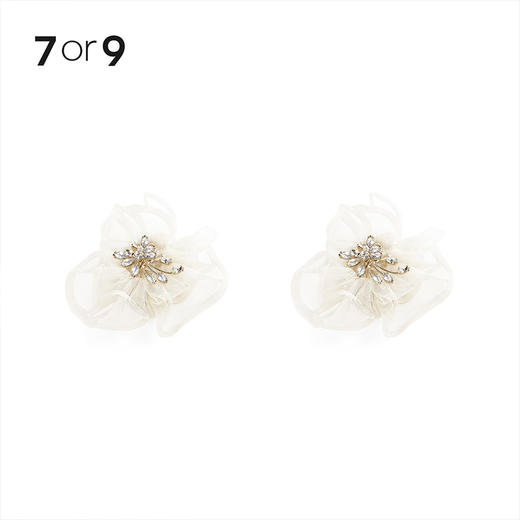 7or9-配饰 蝴蝶兰手工花朵前扣 商品图3