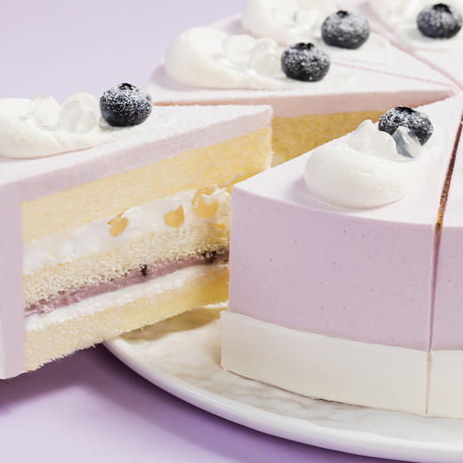 【神仙搭配】紫芋啵啵蛋糕，Q弹啵啵+粉糯芋泥，一口Q弹一口丝滑。（上海幸福西饼蛋糕） 商品图2