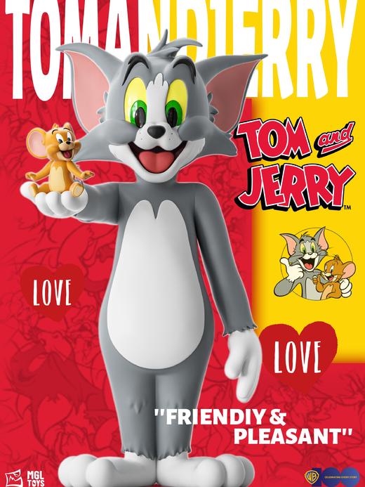 VGT 收藏手办 猫和老鼠经典色/粉色 家居情人节礼物潮玩手办摆件 商品图1