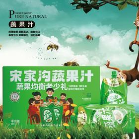 宋家沟铝箔袋蔬果汁礼盒3kg500ml*6