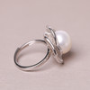 美裕 银 925淡水珍珠戒指11-12mm 107815 开口戒 商品缩略图3