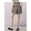 VIMAGE纬漫纪夏季新款高腰显瘦休闲短裤女V2105724 商品缩略图4
