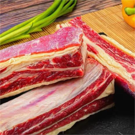 内蒙呼伦贝尔黄膘牛排块 1kg 商品图1