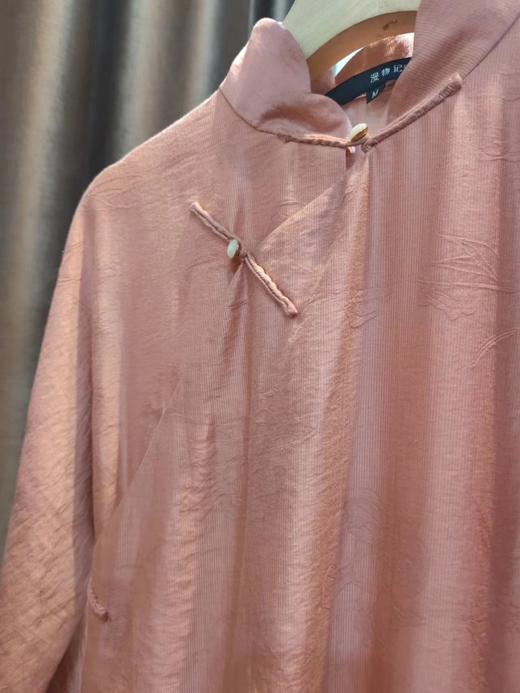 漫物记荷叶领喇叭袖旗袍 商品图1