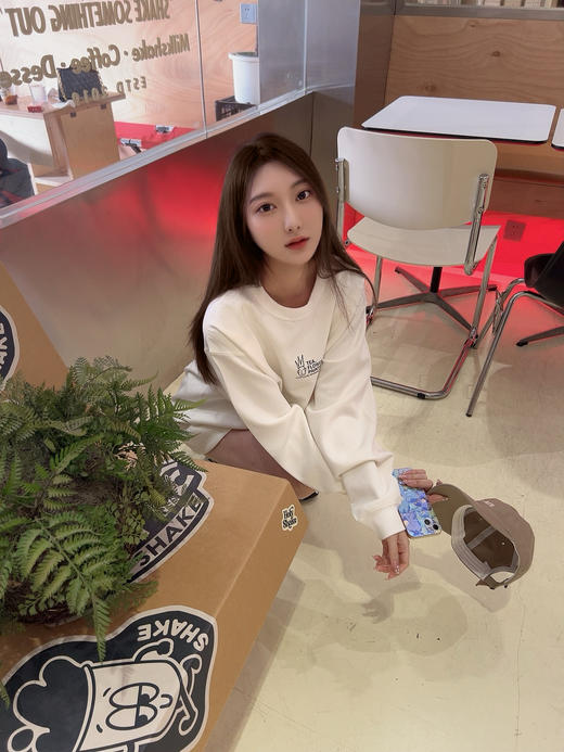 花门原创2024年270g纯棉双面印花情侣长袖T恤男士ins潮牌 商品图2