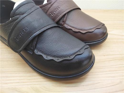 豪行秋冬新款22372205真皮复古休闲低跟女鞋 商品图3