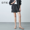 EITIE爱特爱春季新款洋气复古高腰显瘦百搭印花短裤女裤7705418 商品缩略图0