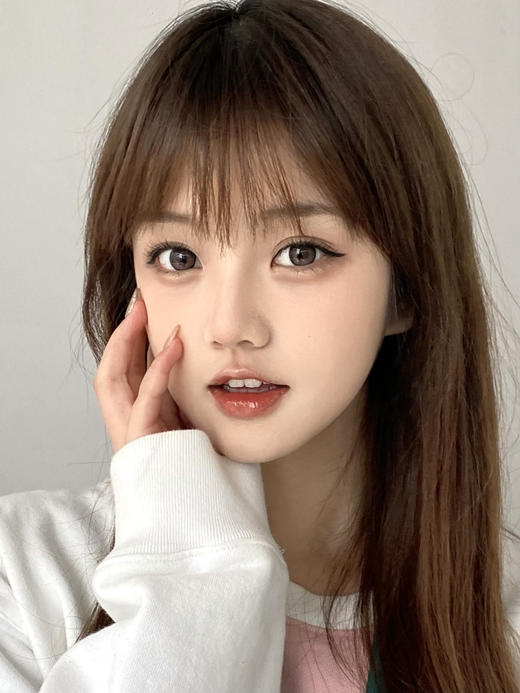 【大直径】EALLAGIRL-渐变黑粉/浪漫情诗-14.5mm【年抛 0-800度 无525/575】 商品图10