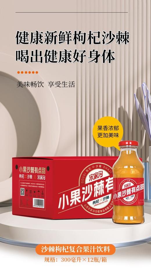 宋家沟沙棘枸杞复合果汁3.6kg300ml*12 商品图4