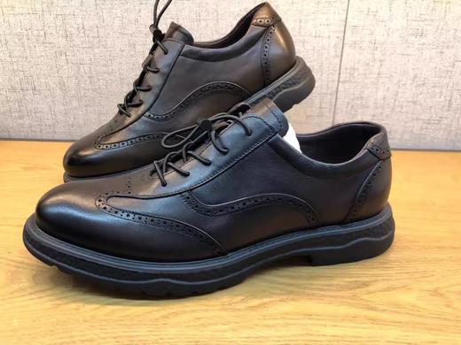 豪行秋冬新品时尚休闲真皮软底套脚男单鞋11338115 商品图3