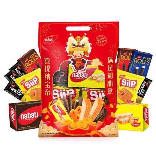 纳宝帝零食大礼包734g 商品图0