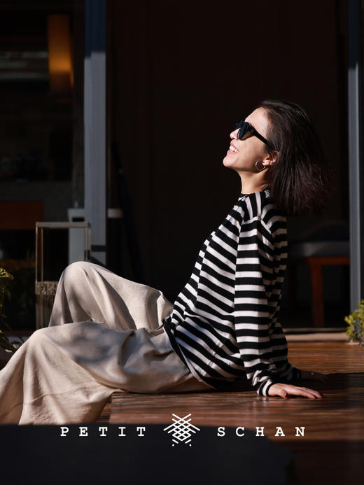 PETIT SCHAN小闪 CLO#101 nothing无一物  亚麻棉混纺针织面料休闲裤/打坐裤 商品图1