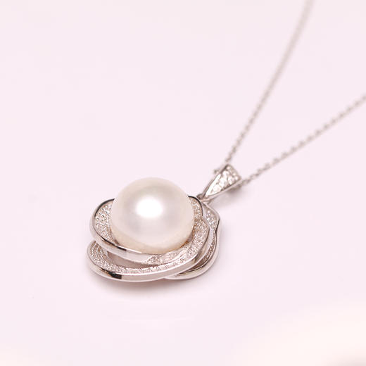 美裕 925银淡水珍珠链牌 11-12mm 107797 商品图2