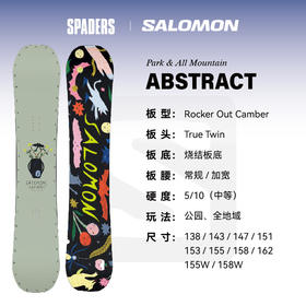 24/25SALOMON单板ABSTRACT