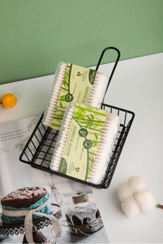 🔥【外贸出口棉签5盒（1000支）】 ✅无荧光剂，无有害物质，安心陪伴.处理伤口⭕、宝宝清洁等更放心 商品图1