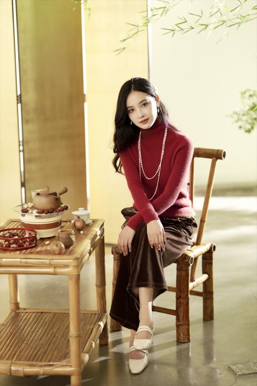 逸红颜明月优选#『100%软黄金山羊绒毛衣』[630/1件,1200/2件] 亲肤柔软,细腻软糯如婴儿肌,温暖如一片暖云包裹『一片暖云』 商品图9