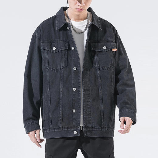 【新款DYG】大依优型大码牛仔外套新款牛仔衣青年百搭上衣潮款加肥加大胖子 商品图0