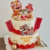 【中国风】创意舞狮蛋糕宝宝周岁百天 商品缩略图1