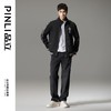 PINLI品立2024春季新款男士立领字母绣花针织夹克外套GD241104039 商品缩略图2