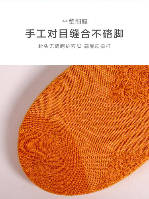 足装秀女新款秋冬丝光羊毛保暖柔软反织工艺纯色长筒百搭春季女袜 商品图6