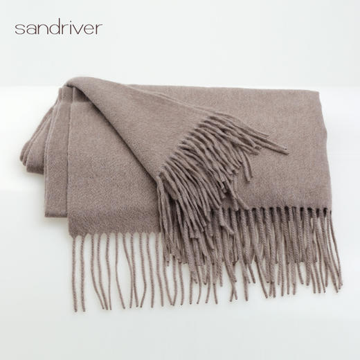 羊绒纯色长款围巾SJF95P599W 商品图7