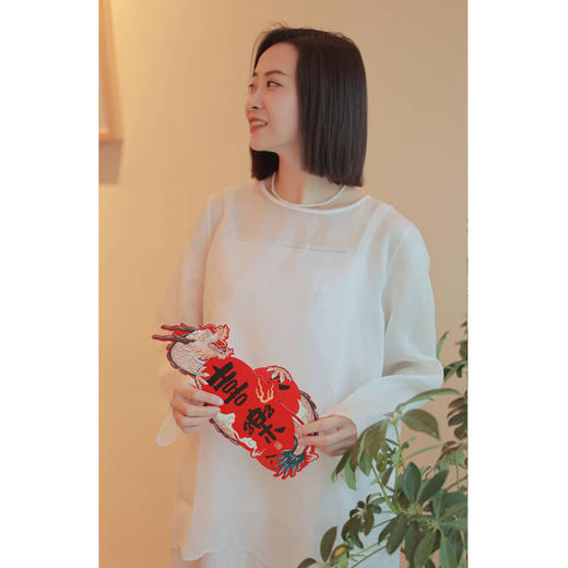 【线上专属】花边套头衫（24708153-山矾） 商品图2