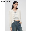 NEELLY纳俪商场同款春季亮片镂空绣花薄外套女法式气质甜美短上衣N24023C01109 商品缩略图1