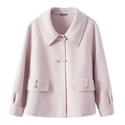 小香风短双面羊毛呢大衣外套女2023新款显瘦气质小个子洋派加绒冬 商品图4